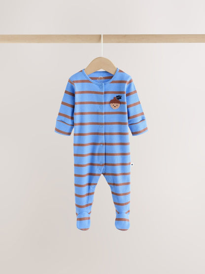 Blue/Brown Stripe