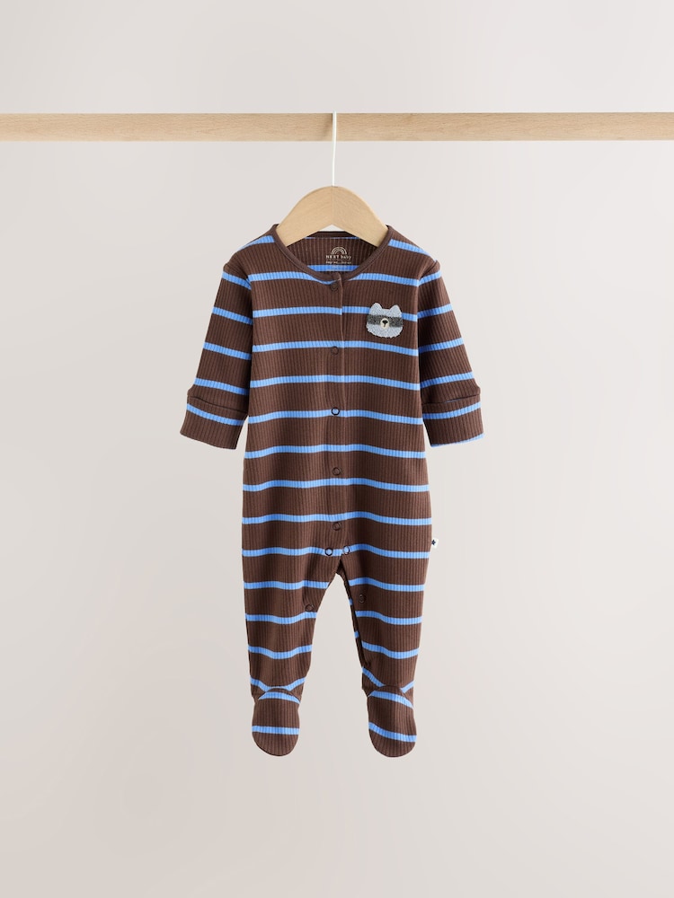 Blue/Brown Stripe