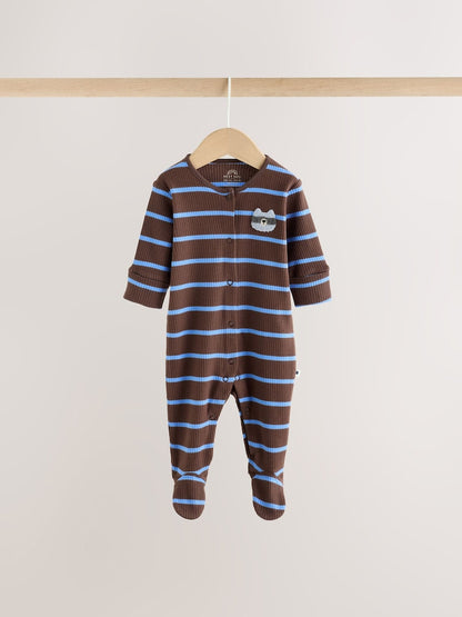 Blue/Brown Stripe