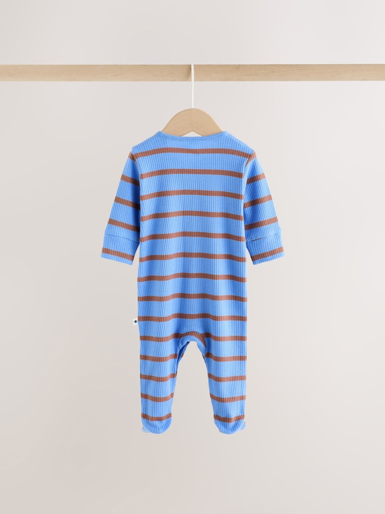 Blue/Brown Stripe