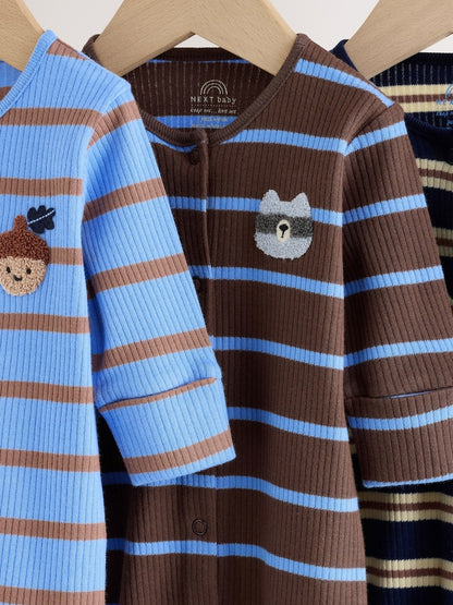 Blue/Brown Stripe