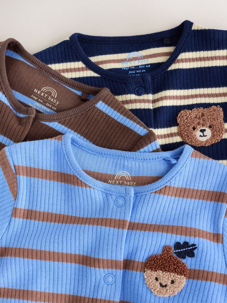 Blue/Brown Stripe
