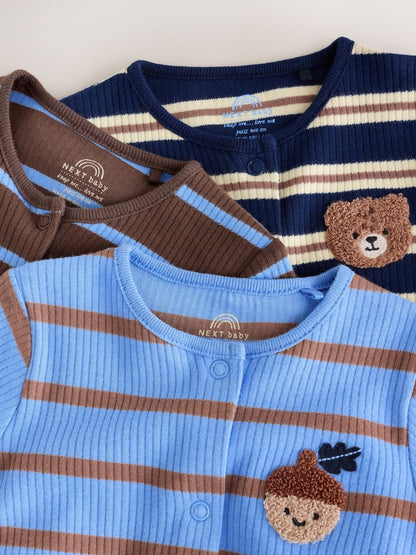 Blue/Brown Stripe