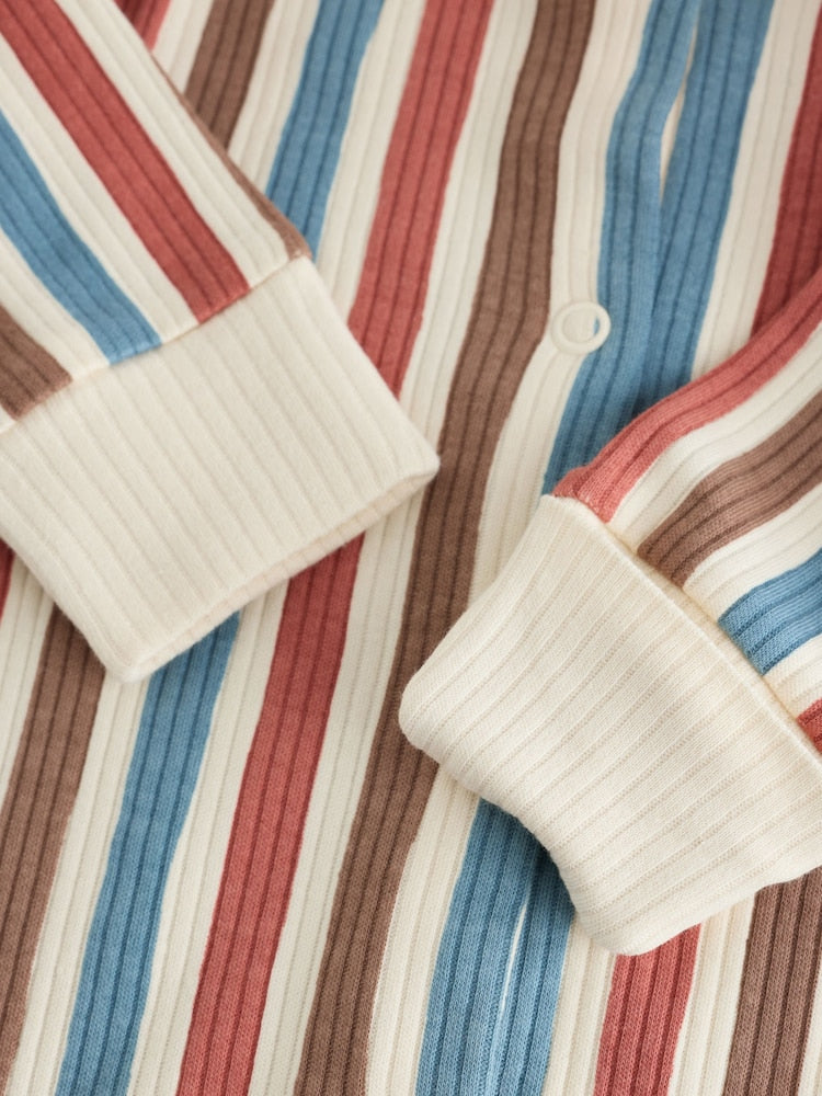 Blue/Red Patterned Baby Sleepsuits 5 Pack (0mths-3yrs)