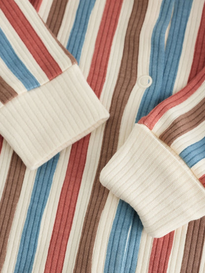 Blue/Red Patterned Baby Sleepsuits 5 Pack (0mths-3yrs)