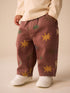 Multi Red Pull On Wide Trousers (3mths-7yrs) - Multi Red Pull On Wide / 12-18 Months (80-86cm)