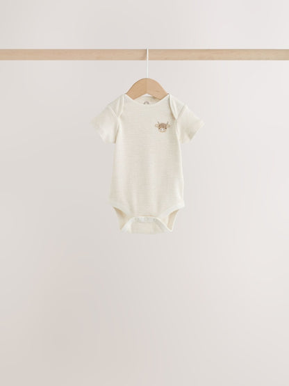 Neutral Hamish Sleepsuit, Bodysuit, Hat and Bib Set 4 Piece (0-9mths)