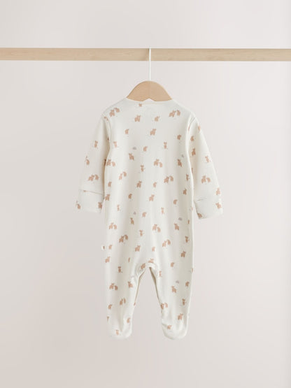 Neutral Hamish Sleepsuit, Bodysuit, Hat and Bib Set 4 Piece (0-9mths)