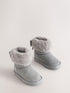 Baker by Ted Baker Faux Fur Cuff Slipper Boots with Bow