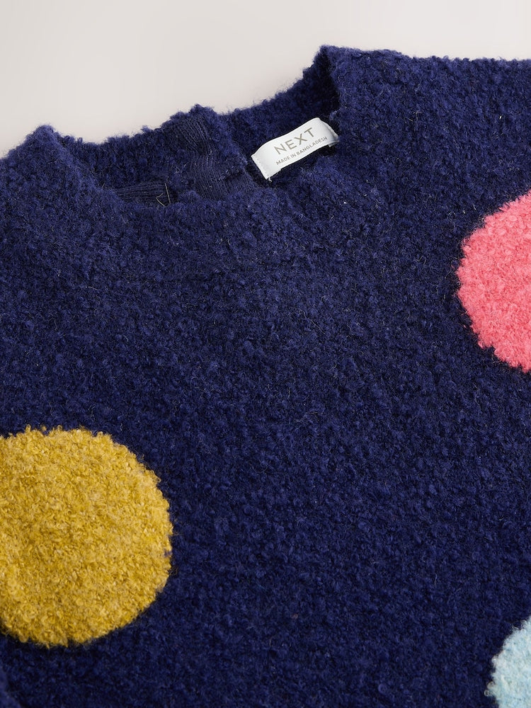 Navy Rainbow Spot