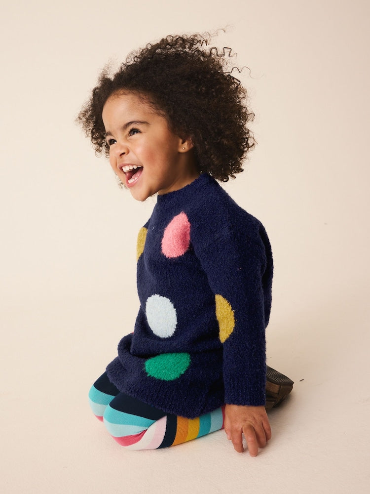 Navy Rainbow Spot