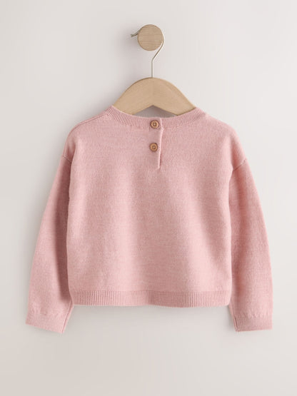 Pink Pooch Embroidered