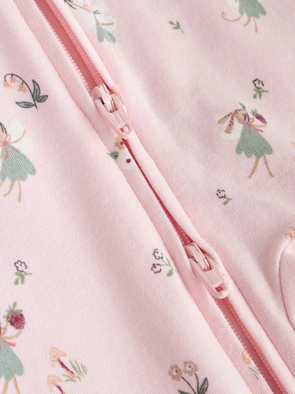 Pink Baby Sleepsuits 3 Pack