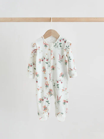 Pink Baby Sleepsuits 3 Pack