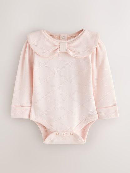 Baker by Ted Baker Pointelle Bow Bodysuit &amp; Legging Set 2 Piece