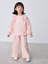 Baker by Ted Baker Pink Lace Trim Sweat Top & Joggers Set 2 Piece