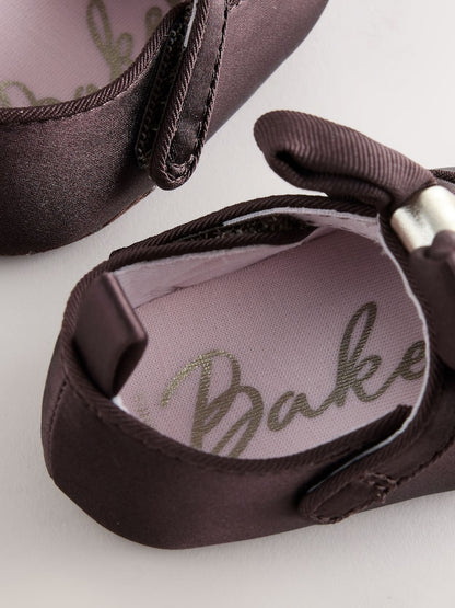 Baker by Ted Baker Brown Padders Shoes With Bow