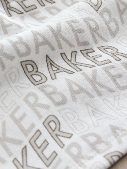 Baker by Ted Baker Letter Print Mockable Rompersuit