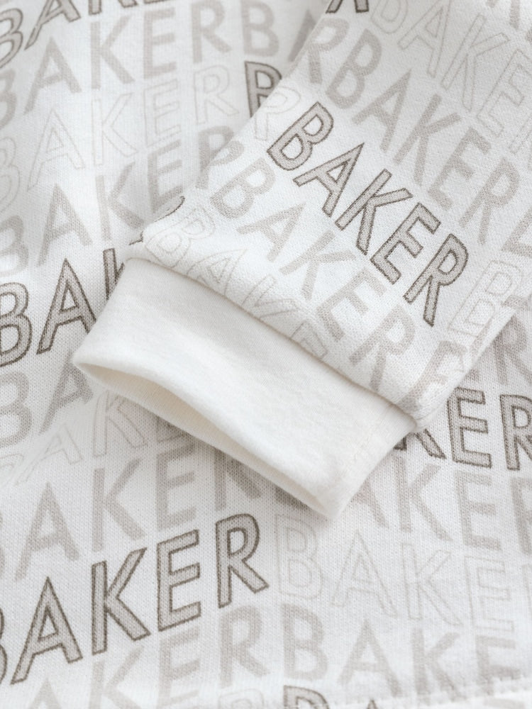 Baker by Ted Baker Letter Print Mockable Rompersuit