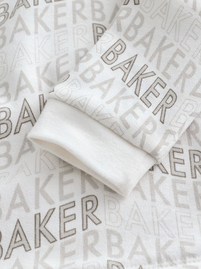 Baker by Ted Baker Letter Print Mockable Rompersuit