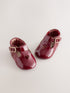 Burgundy Red Baby T-Bar Shoes (0-18mths)