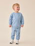 Blue Smile Logo Sweatshirt And Joggers Set (3mths-7yrs)