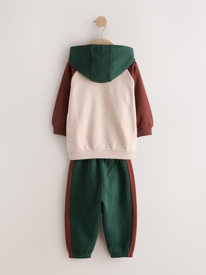 Burgundy/Ecru/Green