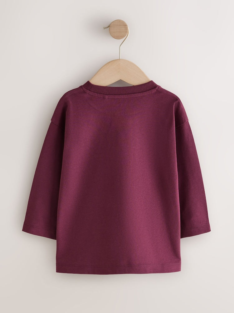 Ecru Character Long Sleeve Graphic