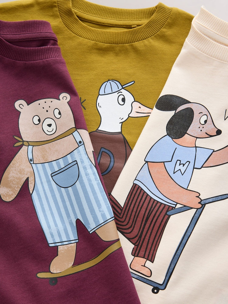 Ecru Character Long Sleeve Graphic
