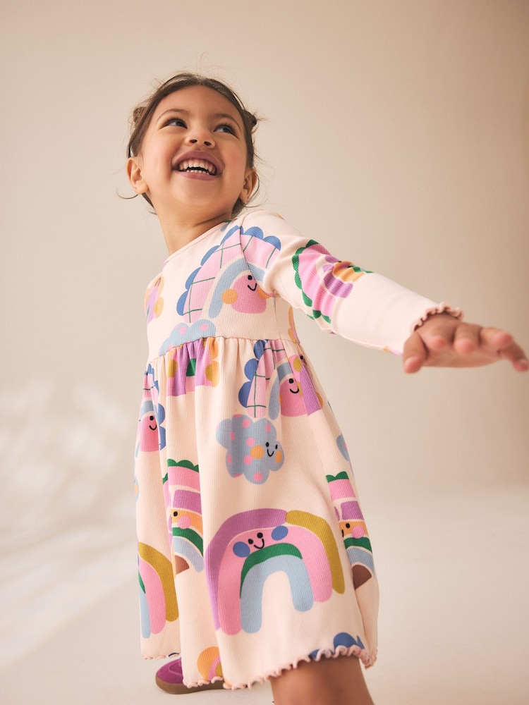 Rainbow Long Sleeve Ribbed