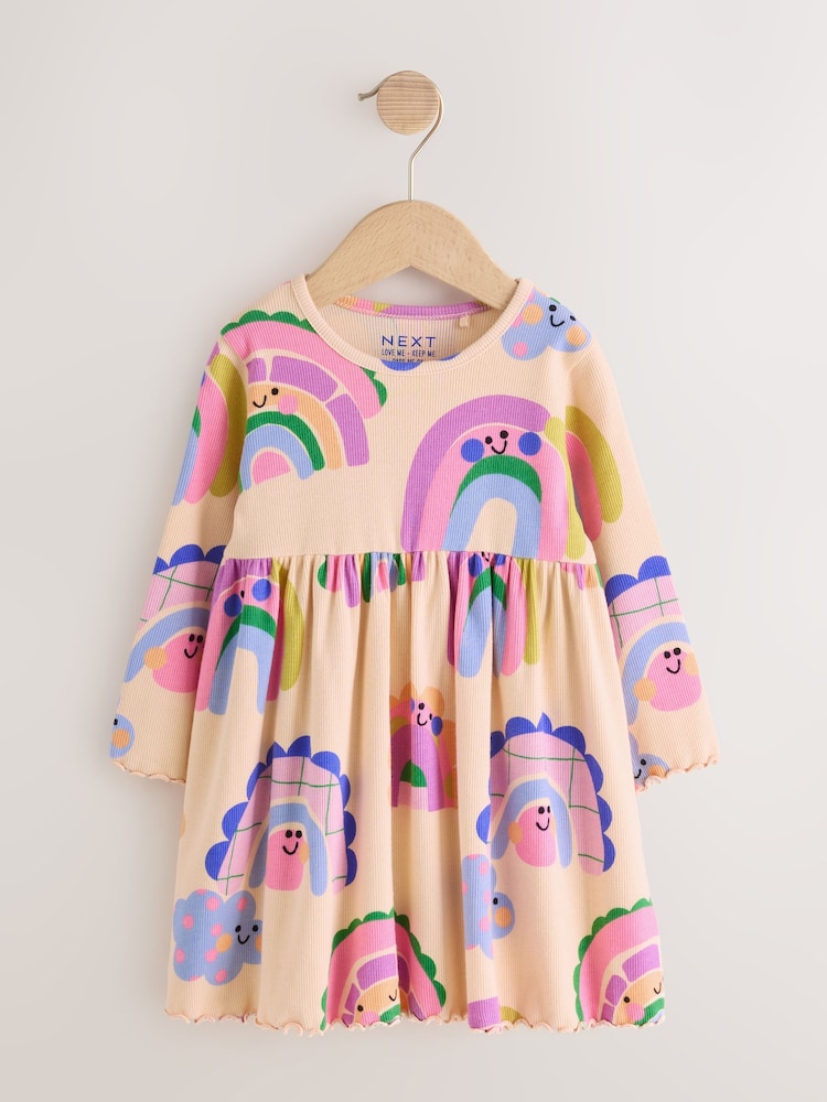 Rainbow Long Sleeve Ribbed