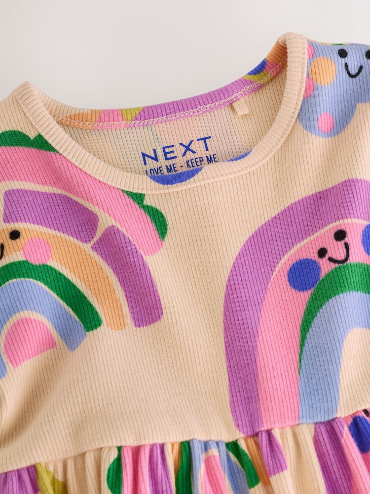 Rainbow Long Sleeve Ribbed
