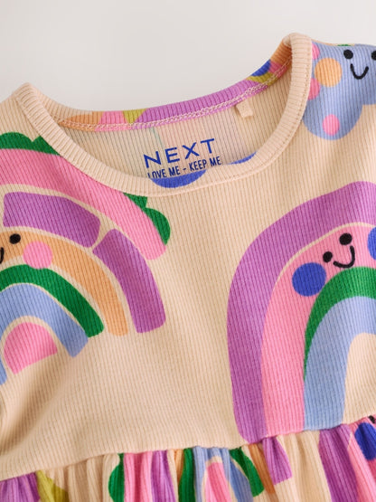 Rainbow Long Sleeve Ribbed