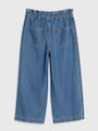 River Island Blue Pull On Wide Leg Jeans - Size 12-18 Months (80-86cm)