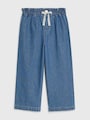 River Island Blue Pull On Wide Leg Jeans - Size 12-18 Months (80-86cm)