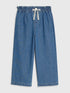 River Island Blue Pull On Wide Leg Jeans - Size 12-18 Months (80-86cm) - Default 1