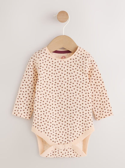 Red Corduroy Baby Long Sleeve Bodysuit And Dungarees Set 2 Piece (0mths-2yrs)