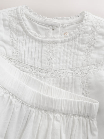 White Woven Lace