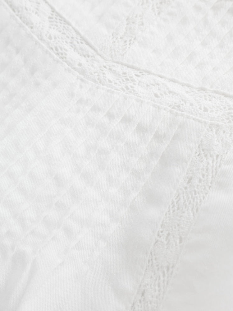 White Woven Lace