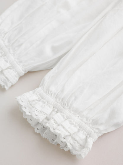 White Woven Lace