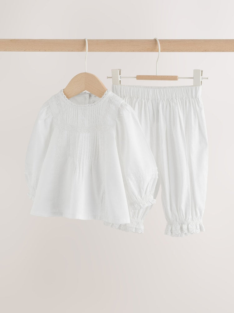 White Woven Lace