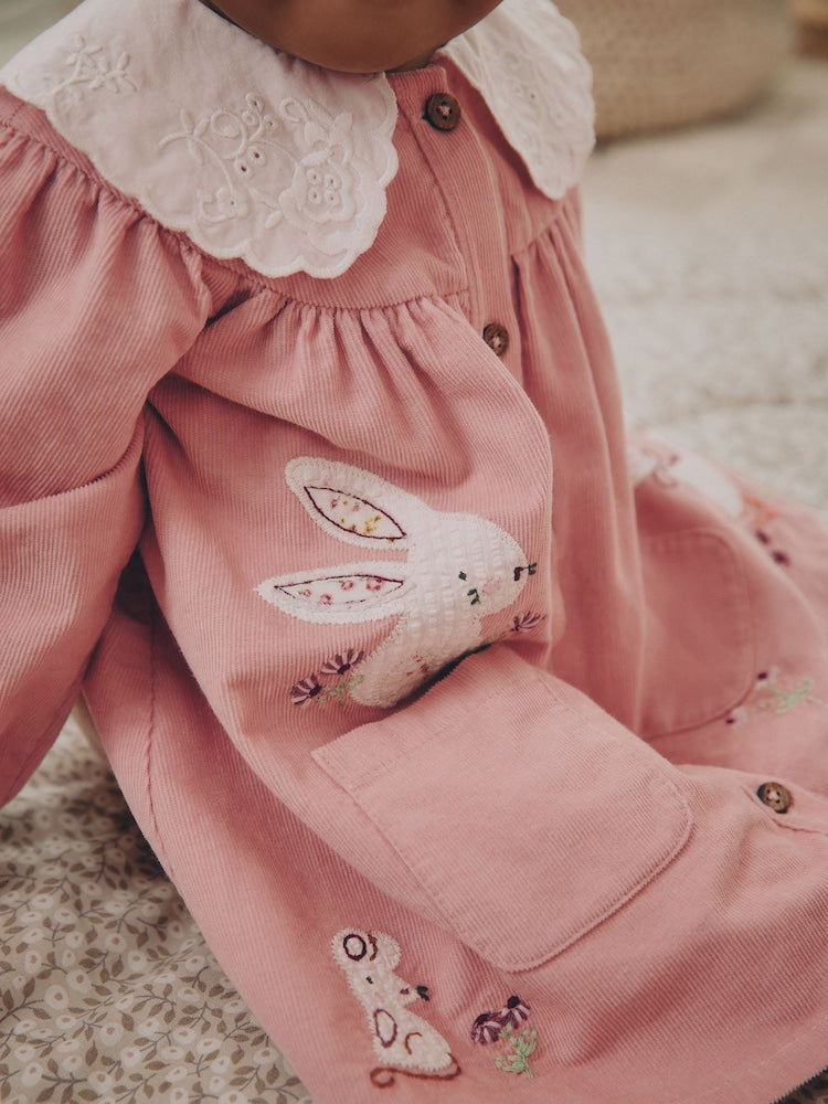 Pink Bunny Embroidered Cord