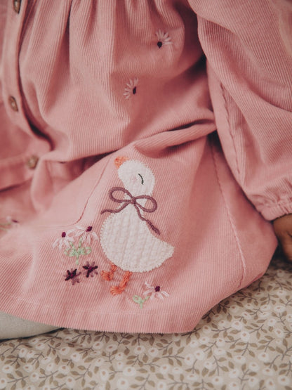 Pink Bunny Embroidered Cord