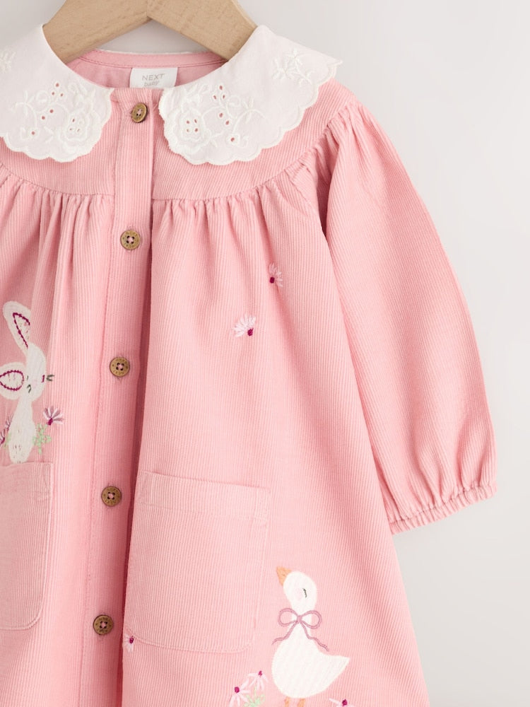 Pink Bunny Embroidered Cord