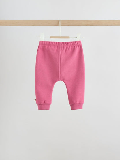 Plum Slogan Sweat Top and Joggers Baby Set (0mths-2yrs)