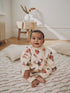 Ecru Floral Sweat Top and Joggers Baby Set (0mths-2yrs) - Ecru Floral / Up to 1 Month (50-56cm)
