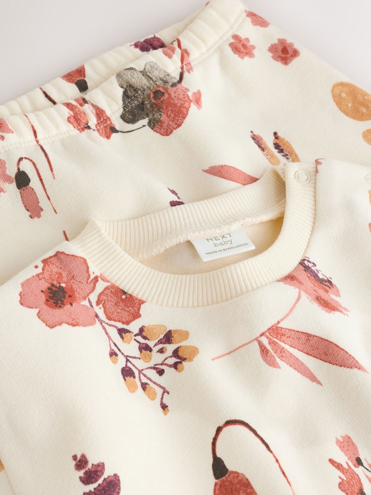 Ecru Floral