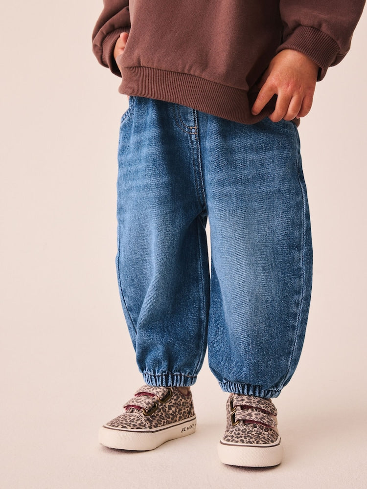 Mid Wash Denim Barrel Jeans (3mths-7yrs)