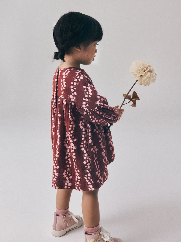 Chocolate Brown Flroal