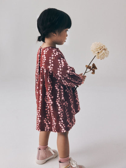 Chocolate Brown Flroal